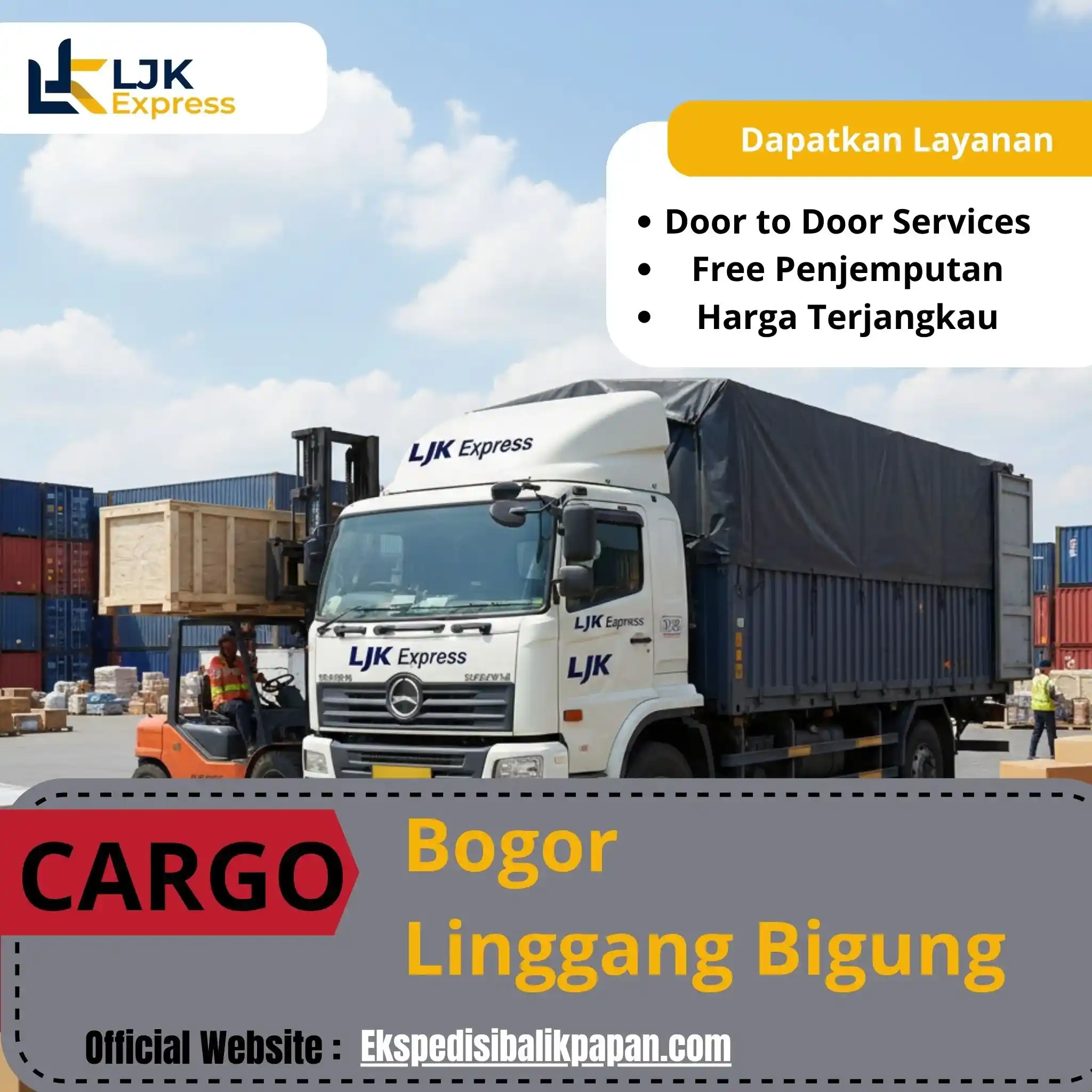 Cargo Bogor Linggang Bigung Murah