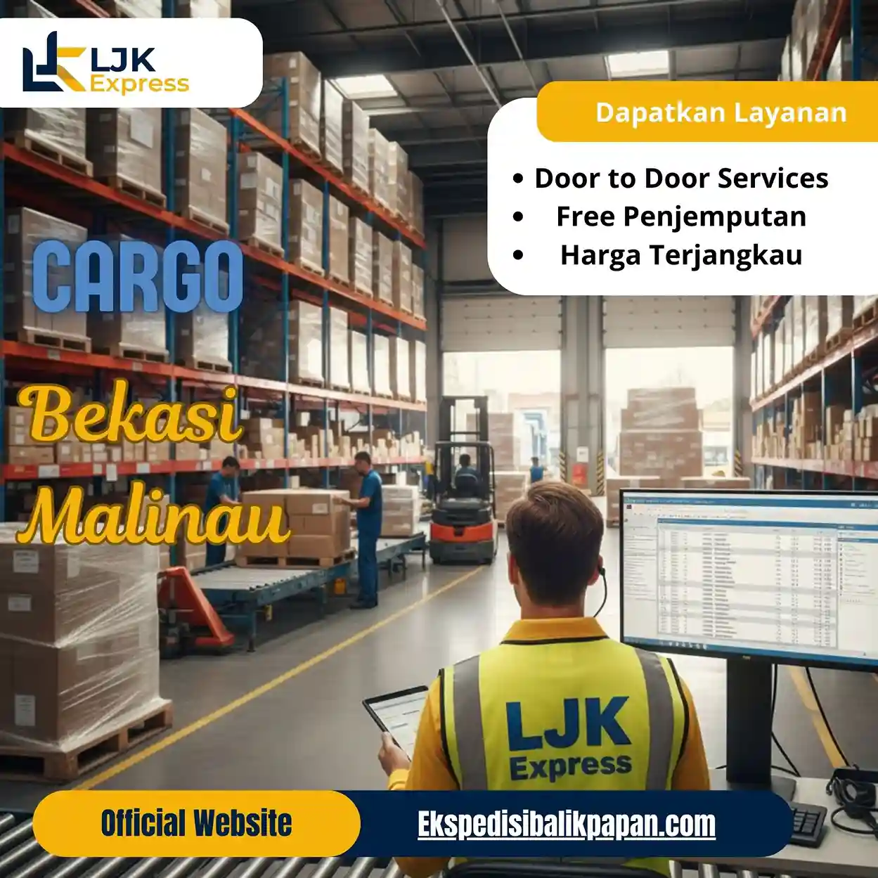Cargo Bekasi Malinau Murah