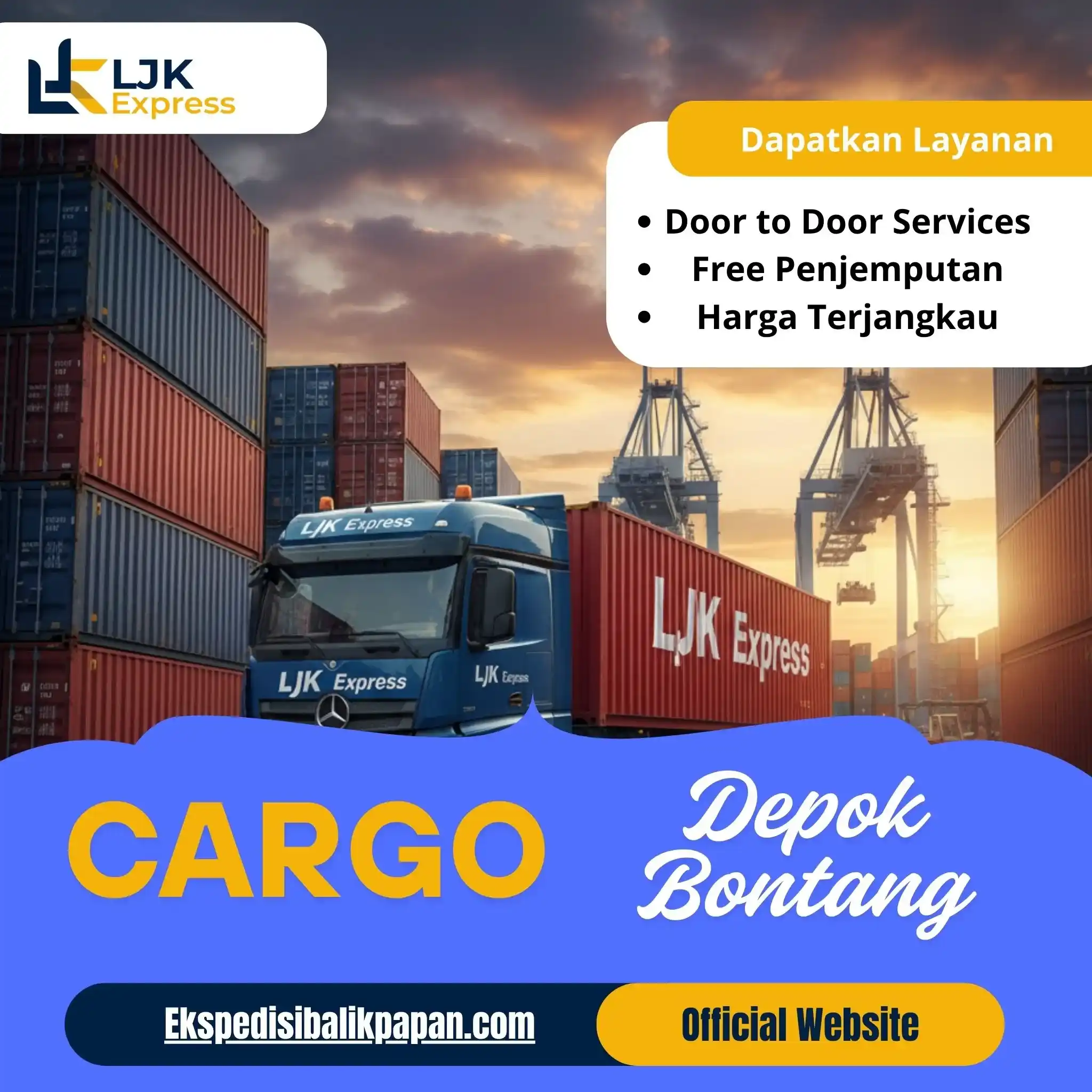Cargo Depok Bontang Murah