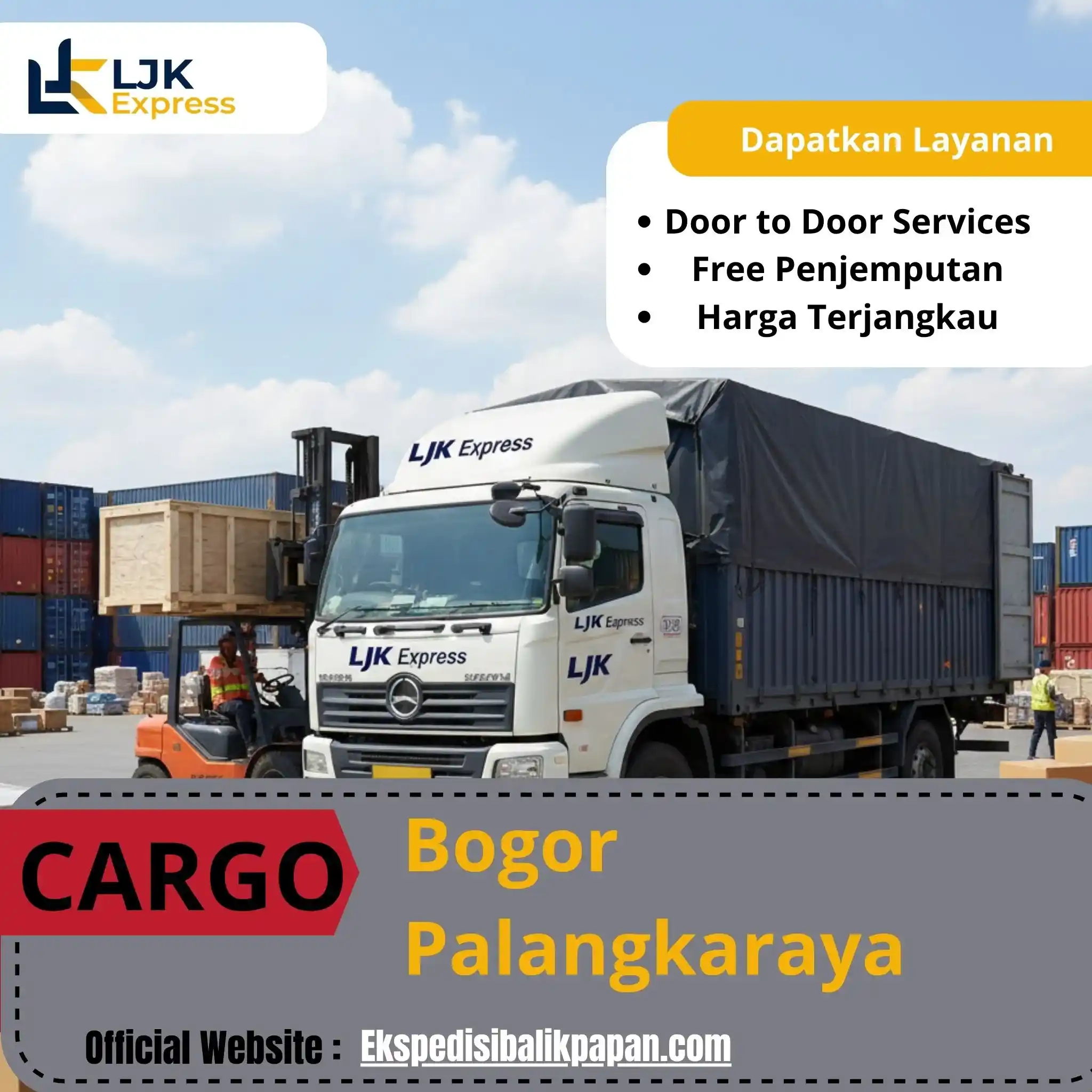 Cargo Bogor Palangkaraya Murah