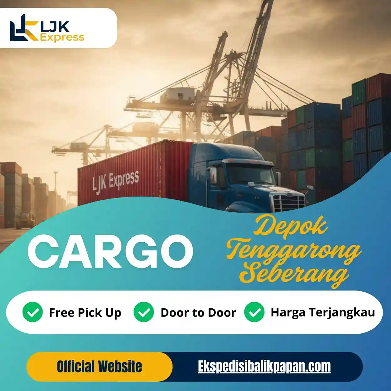 Cargo Depok Tenggarong Seberang Murah