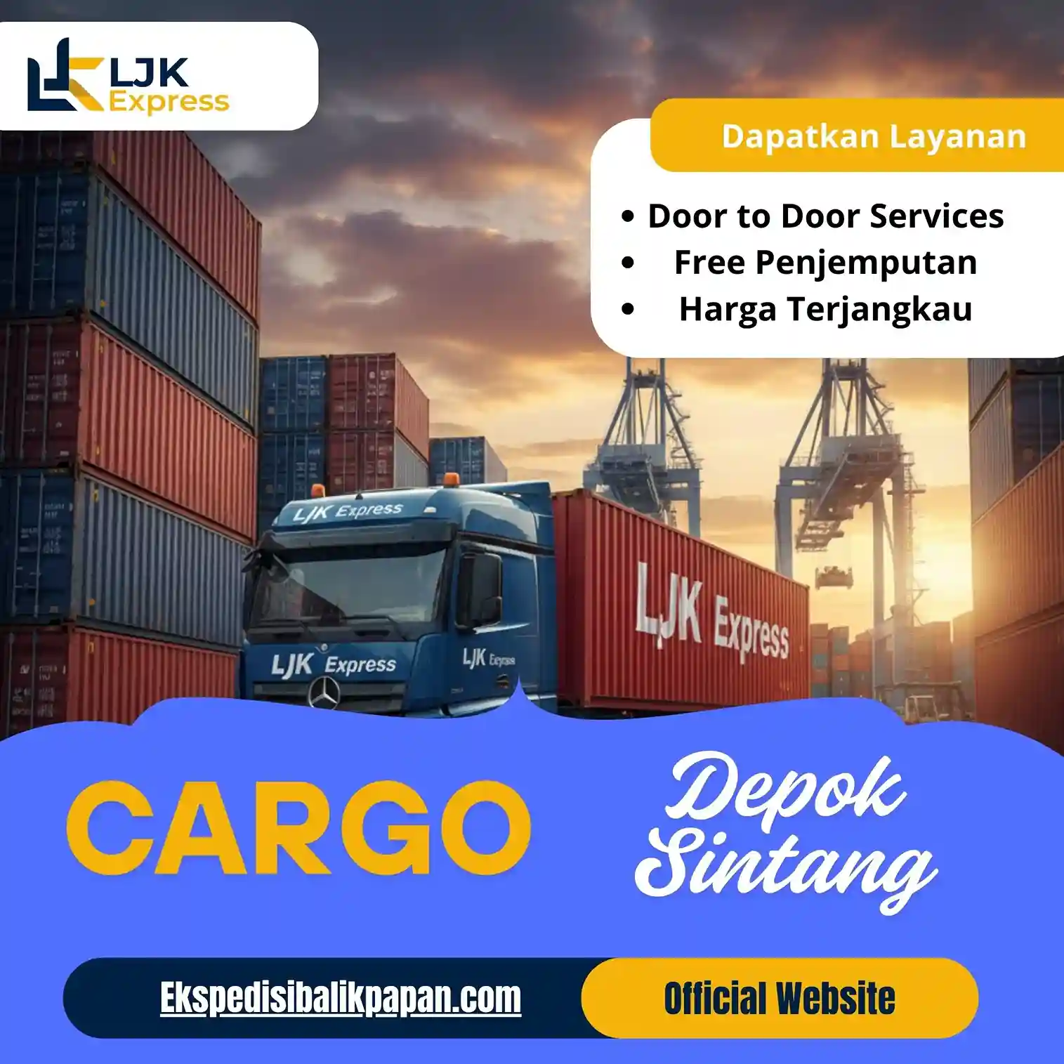 Cargo Depok Sintang Murah