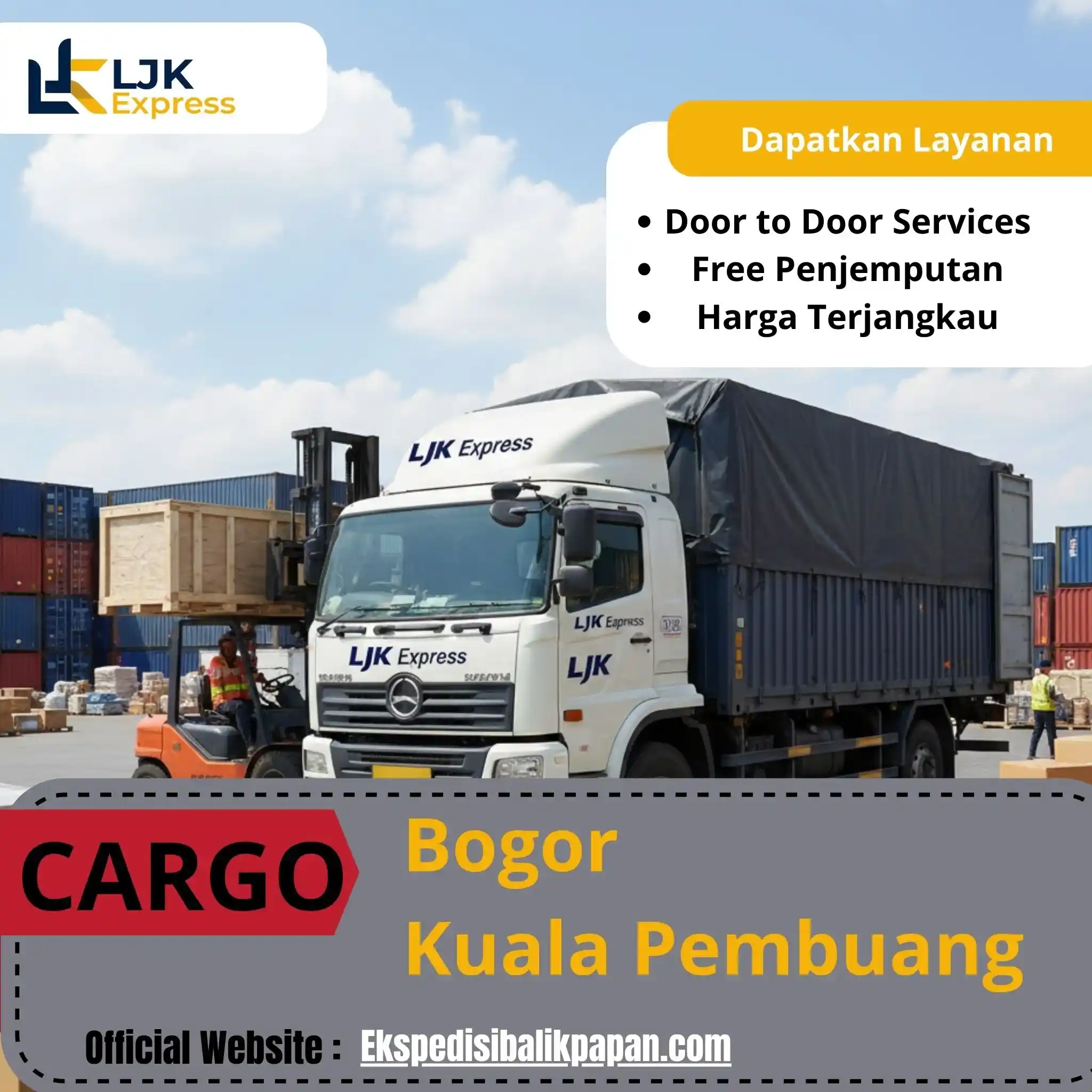 Cargo Bogor Kuala Pembuang Murah